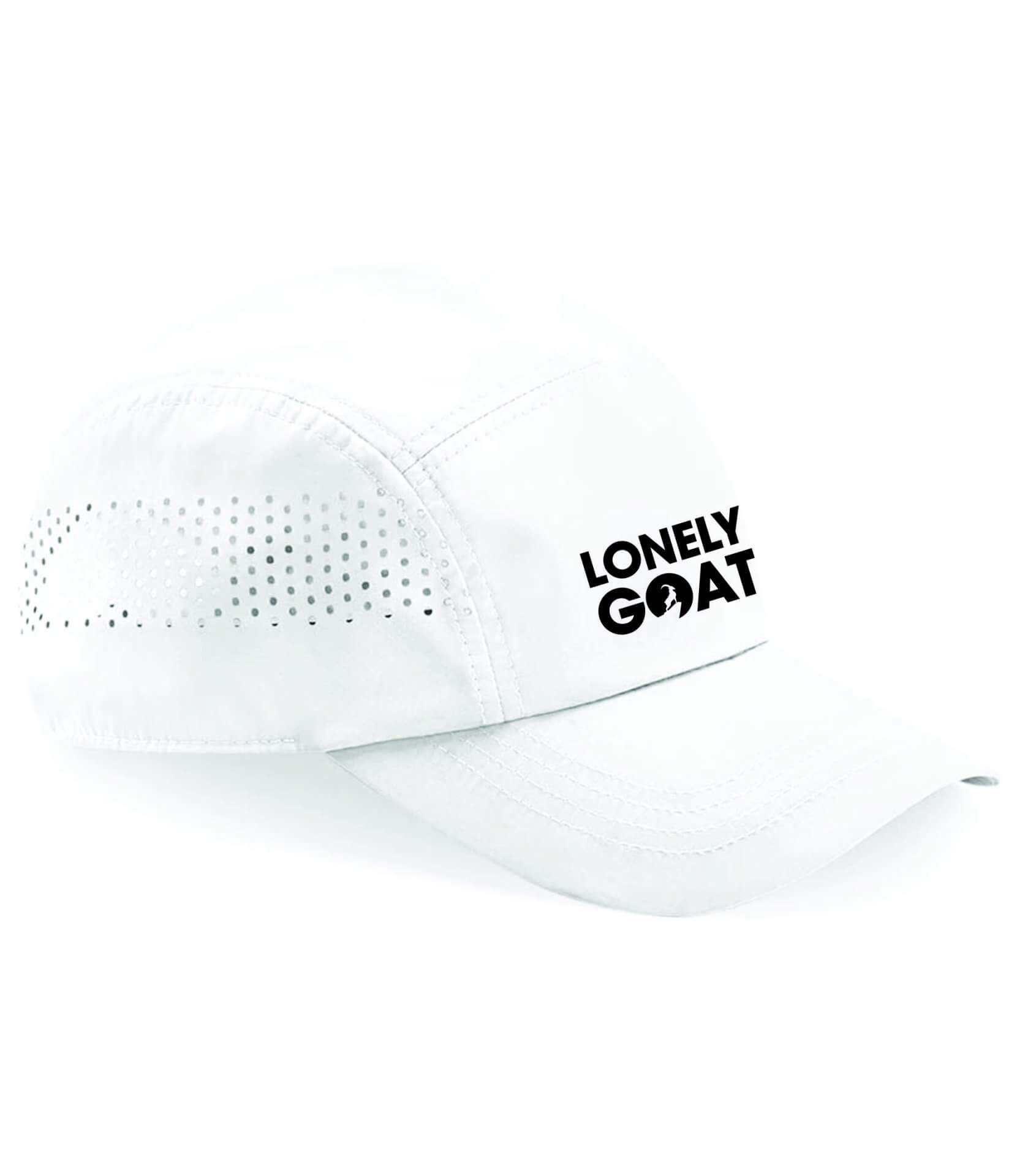 LONELY GOAT - WHITE RUNNING CAP